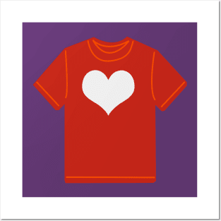 Heart T-Shirt Posters and Art